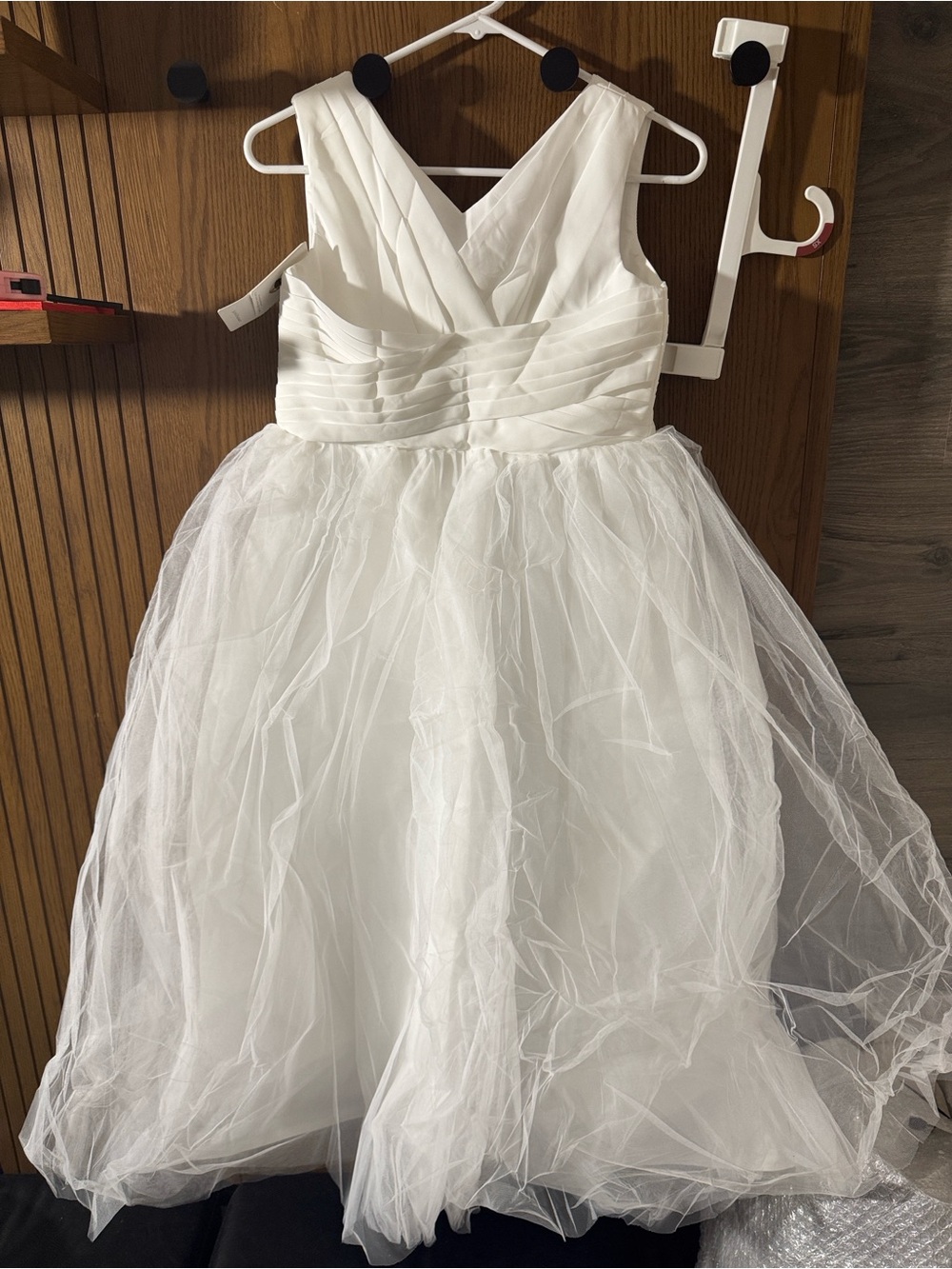 White Tulle Flower Girl Dress - Kids flower kid  dresses